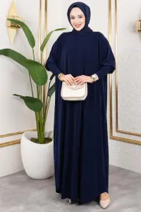 Bat Sleeve Sandy Dress