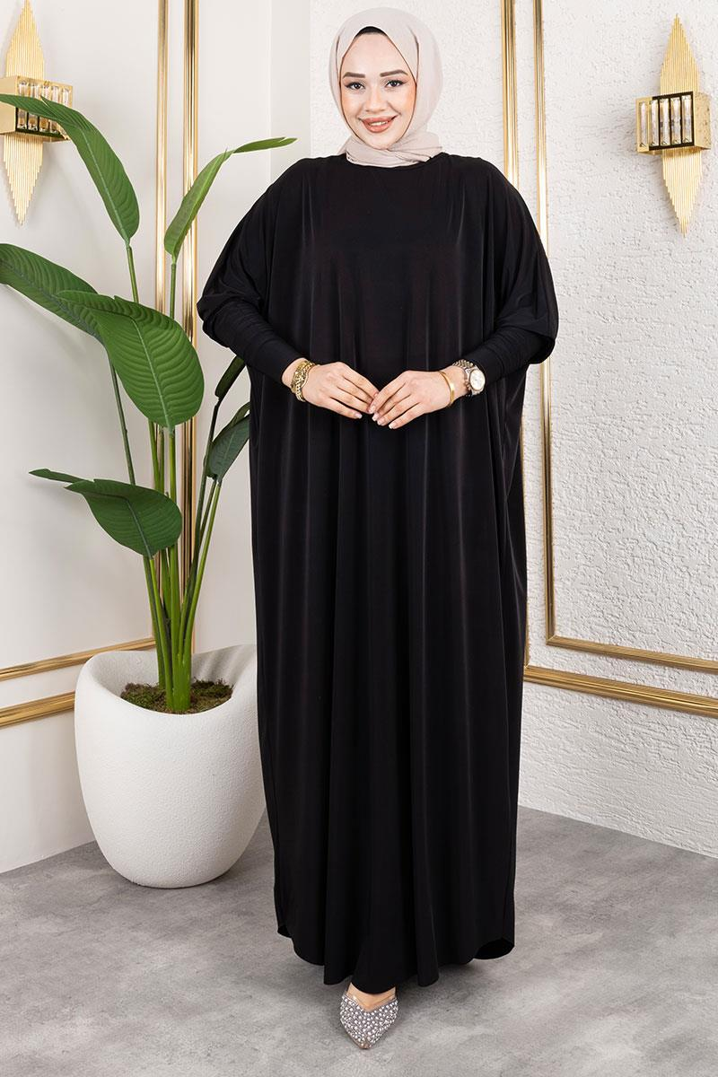 Bat Sleeve Sandy Dress