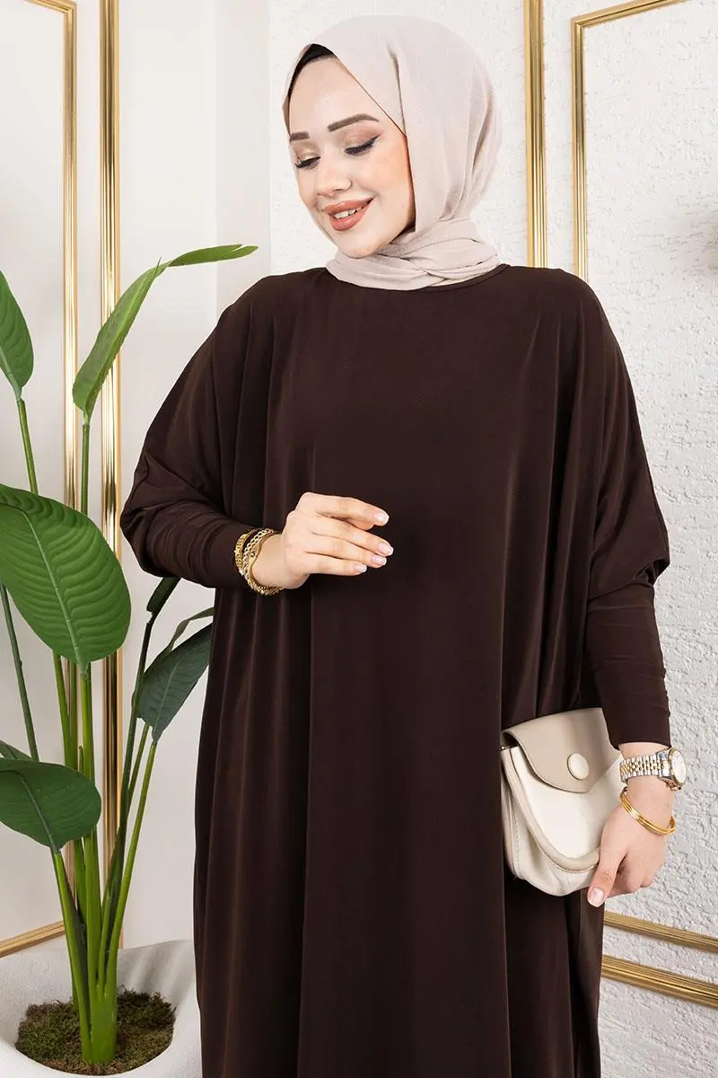 Bat Sleeve Sandy Tunic-detail