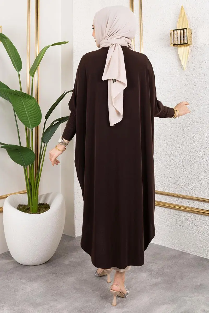 Bat Sleeve Sandy Tunic-detail