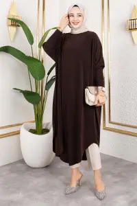 Bat Sleeve Sandy Tunic