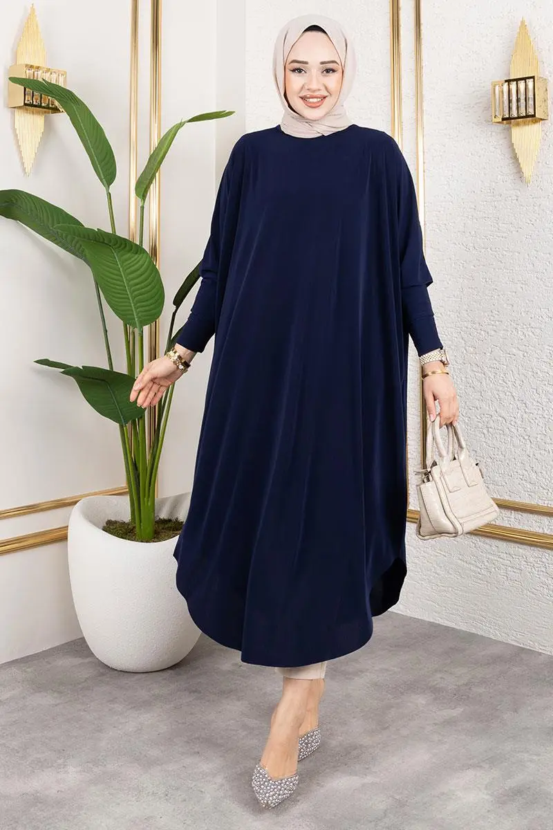 Bat Sleeve Sandy Tunic-detail