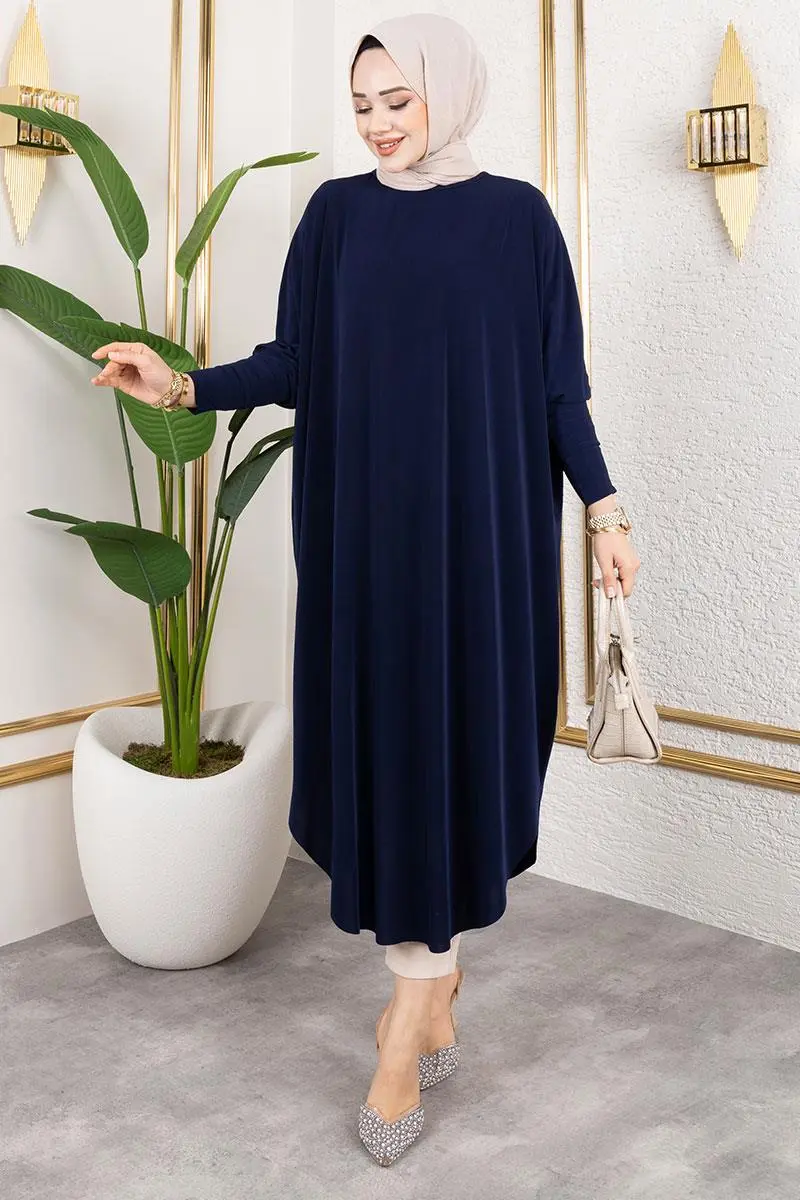 Bat Sleeve Sandy Tunic-detail