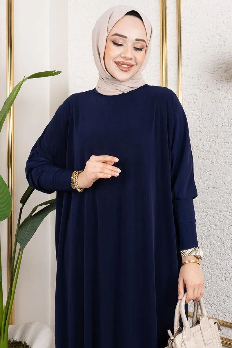 Bat Sleeve Sandy Tunic-detail