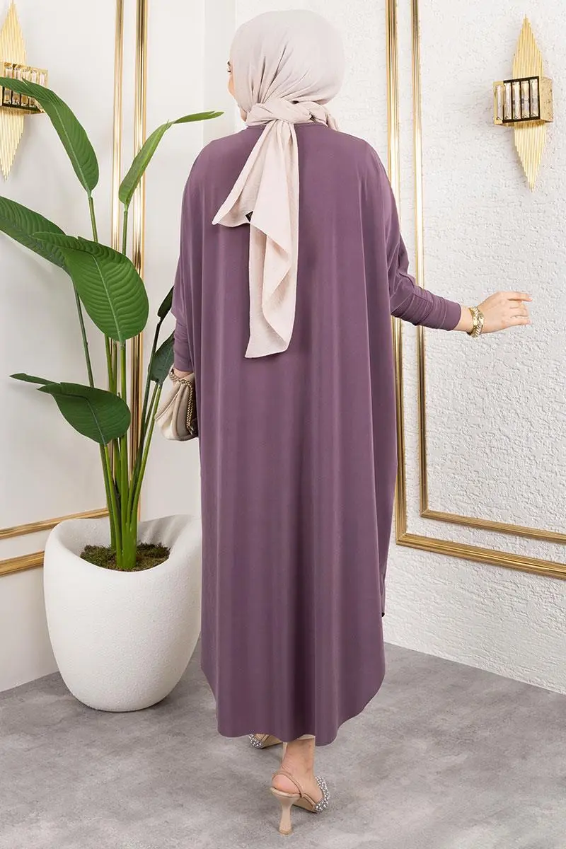 Bat Sleeve Sandy Tunic-detail