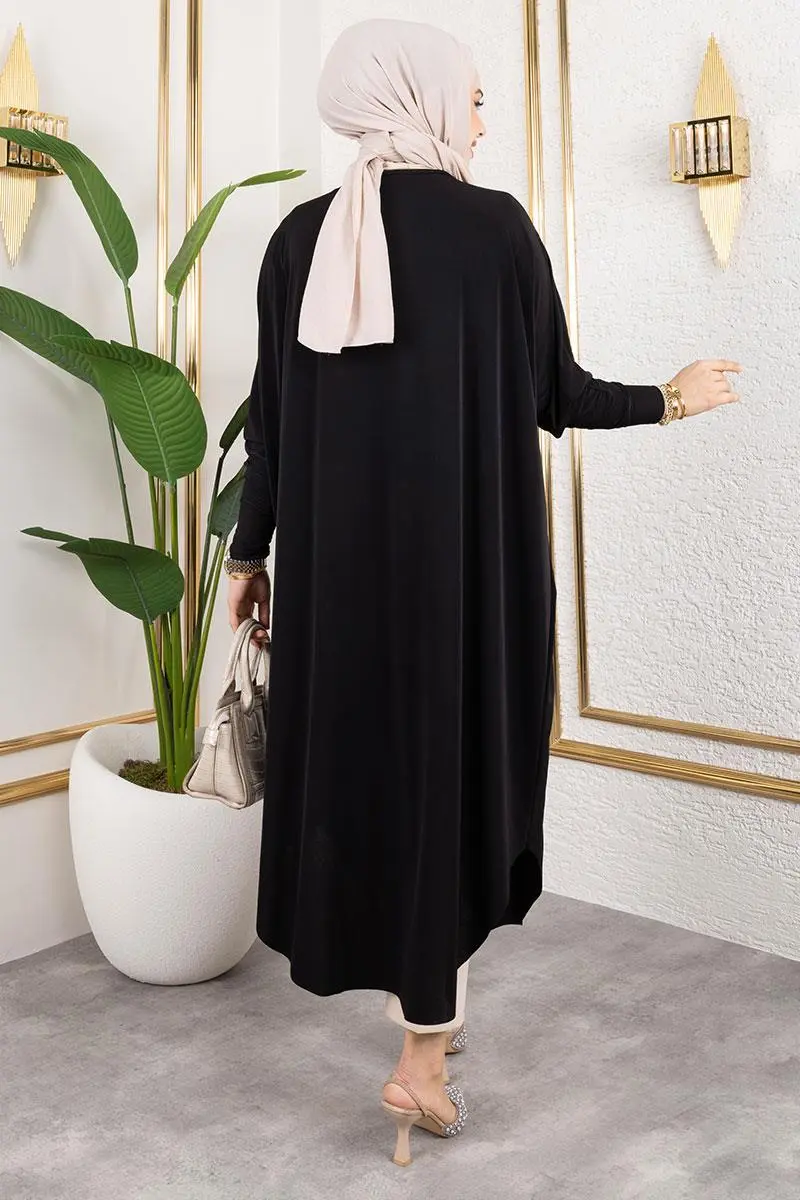 Bat Sleeve Sandy Tunic-detail