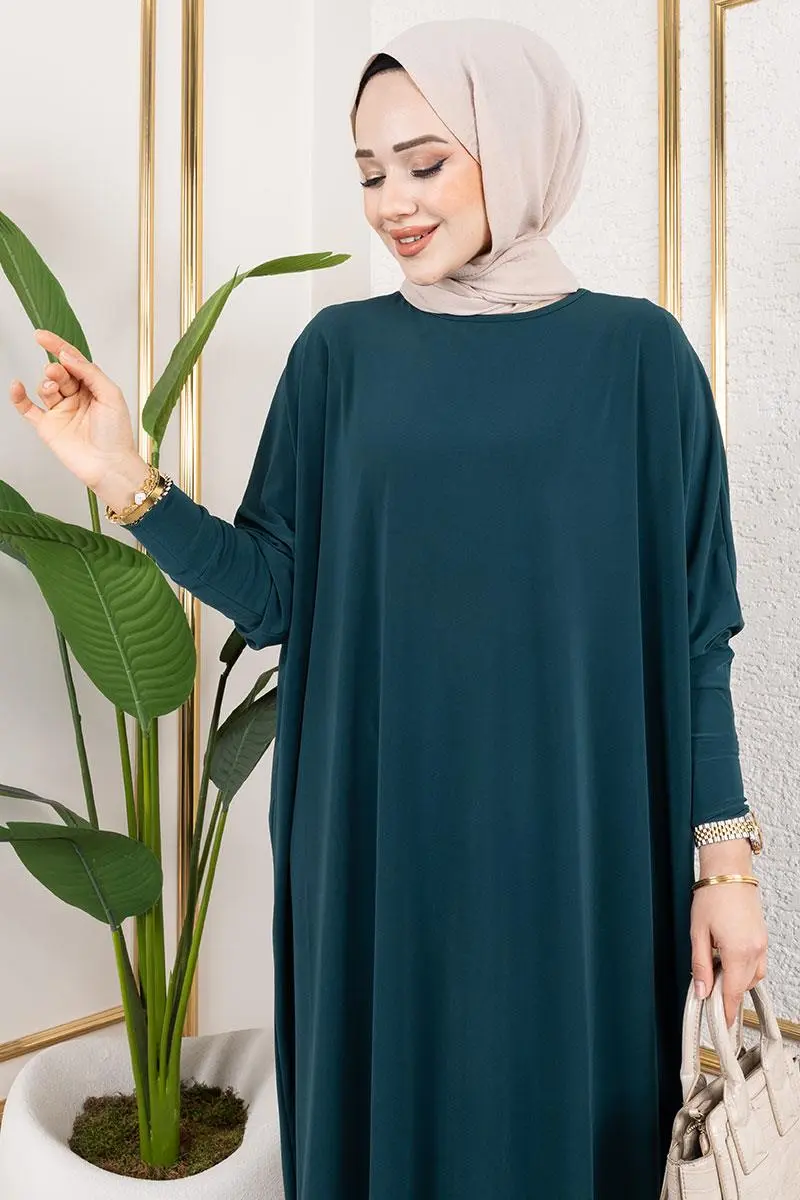 Bat Sleeve Sandy Tunic-detail