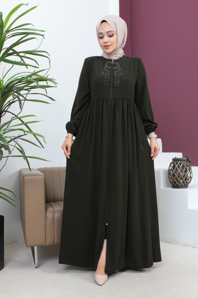 Beaded Embroidered Abaya