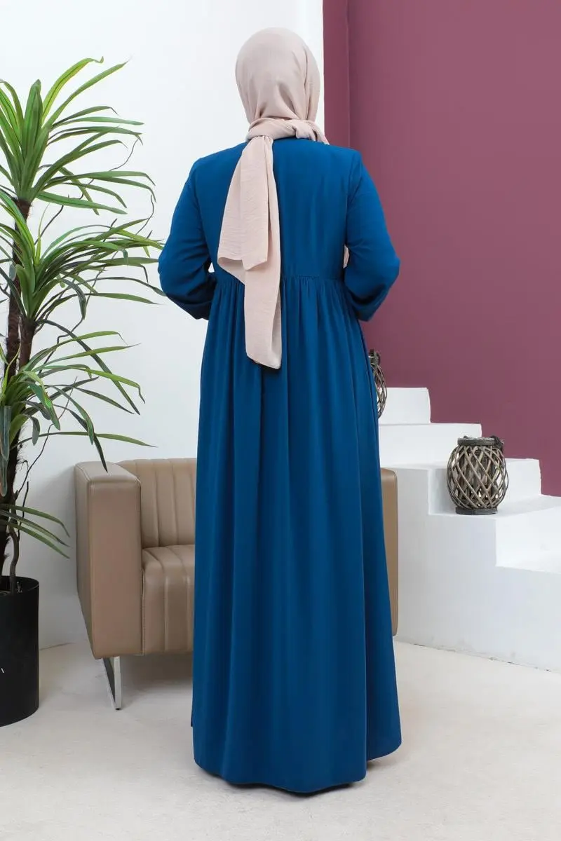 Beaded Embroidered Abaya-detail