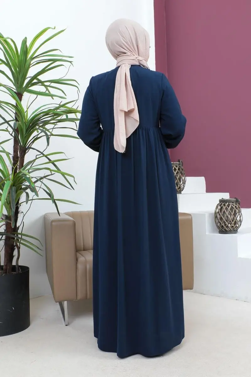 Beaded Embroidered Abaya-detail