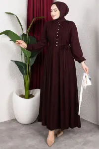 Belmando Dress With Gold Buttons