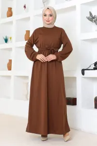 Belt Detailed Hijab Dress