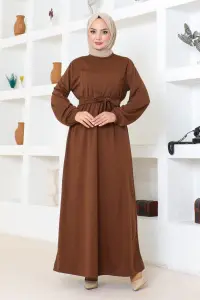 Belt Detailed Hijab Dress