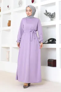 Belt Detailed Hijab Dress