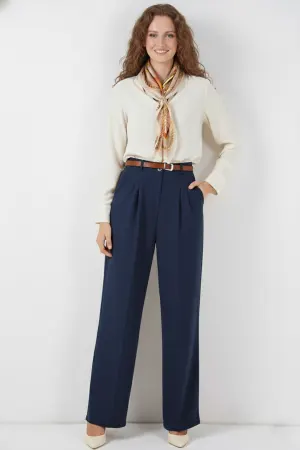 Belted Hijab Trousers