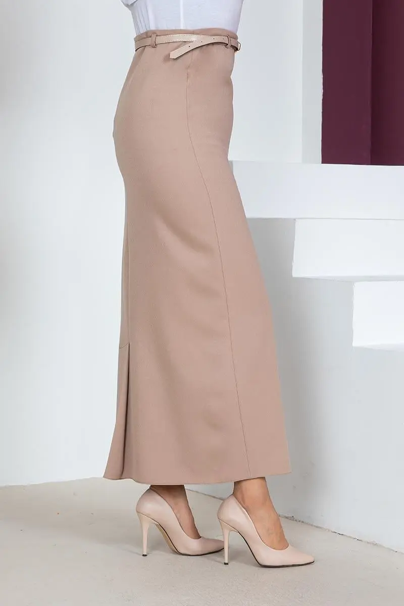 Belted Pencil Skirt-detail