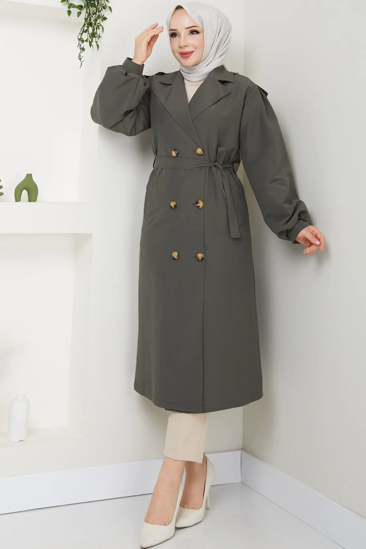 Belted Trench Coat