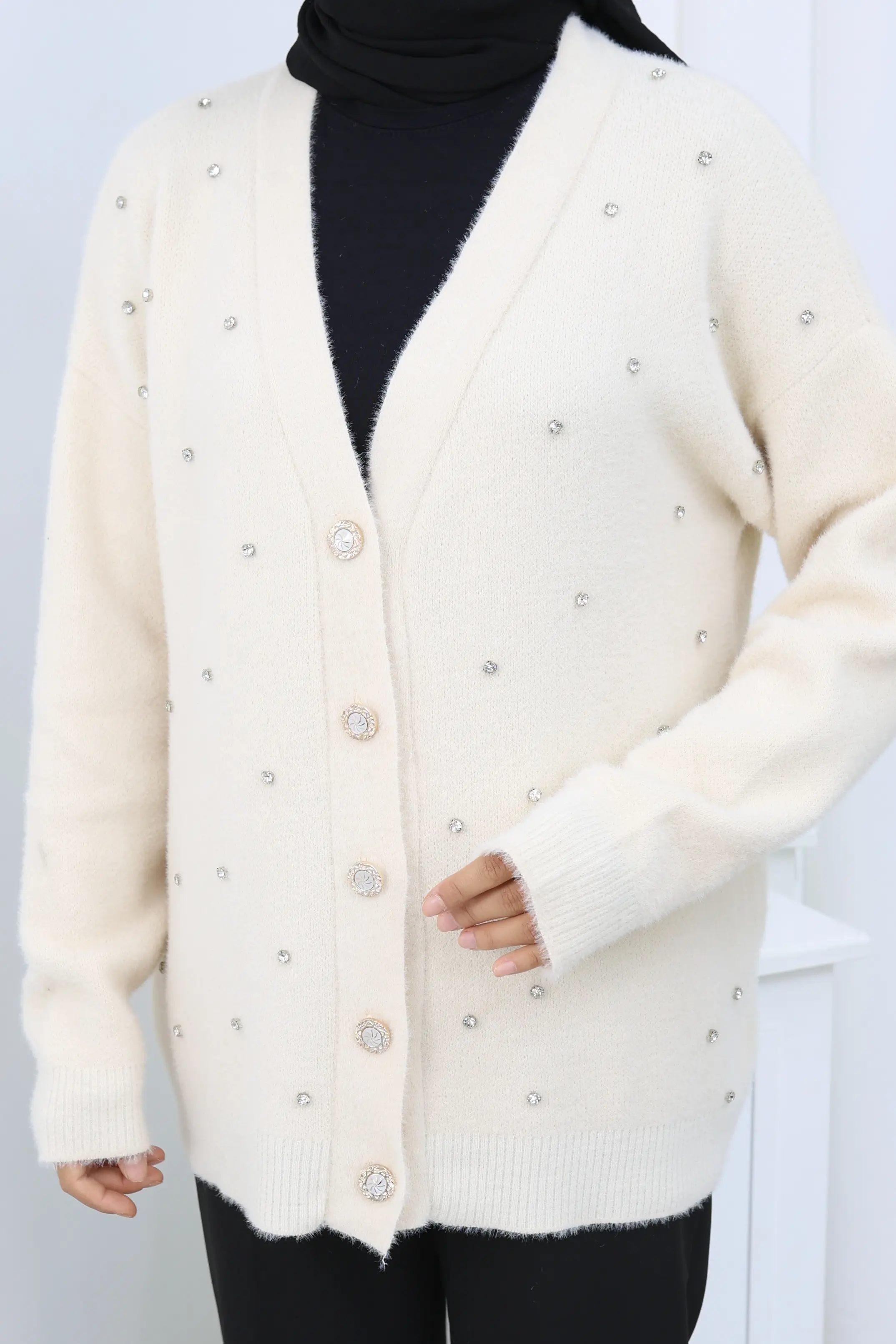 Beyoğlu Stoned Beard Jacket-detail