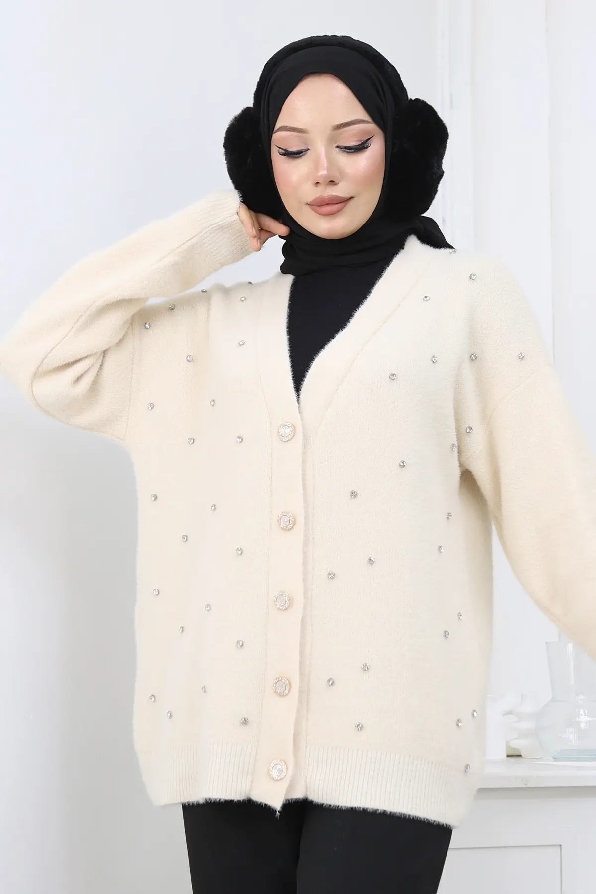 Beyoğlu Stoned Beard Jacket-detail