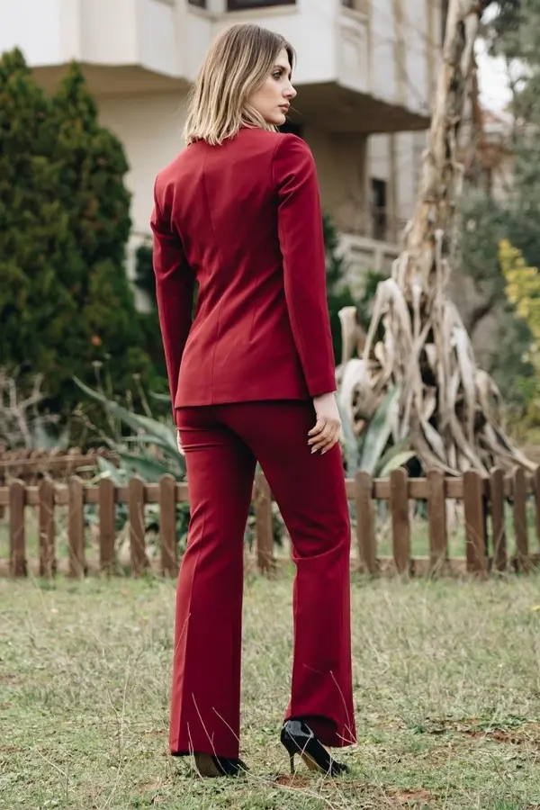 Big Size Nova Trouser Jacket Suit-detail