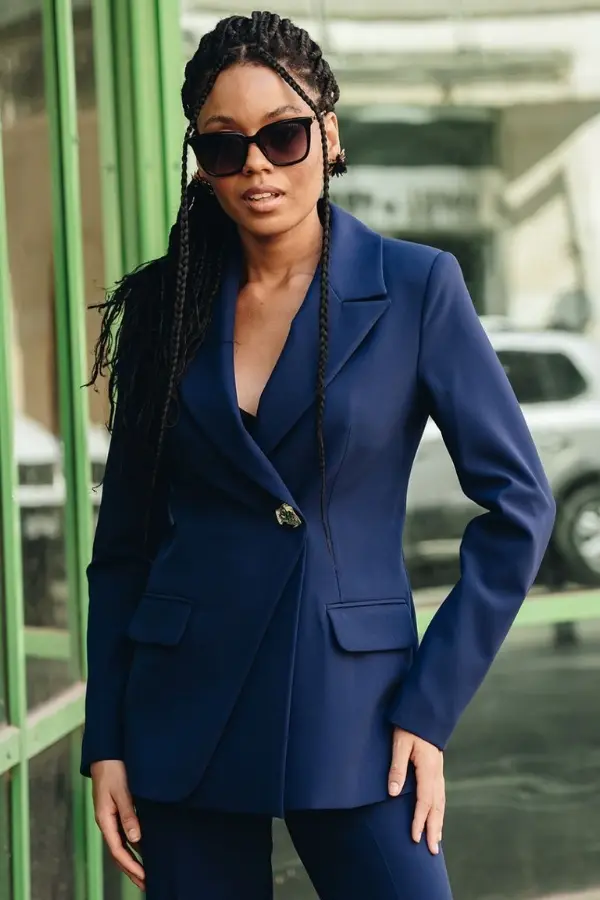 Big Size Nova Trouser Jacket Suit-detail
