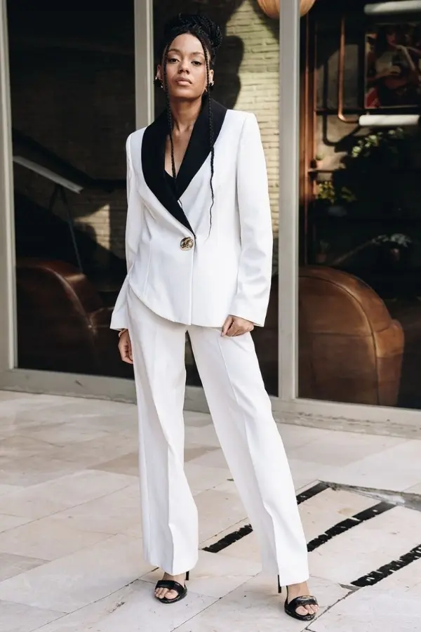 Big Size Vera Trouser Jacket Suit-detail