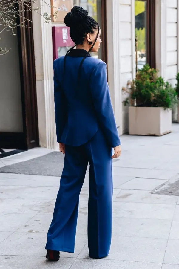 Big Size Vera Trouser Jacket Suit-detail