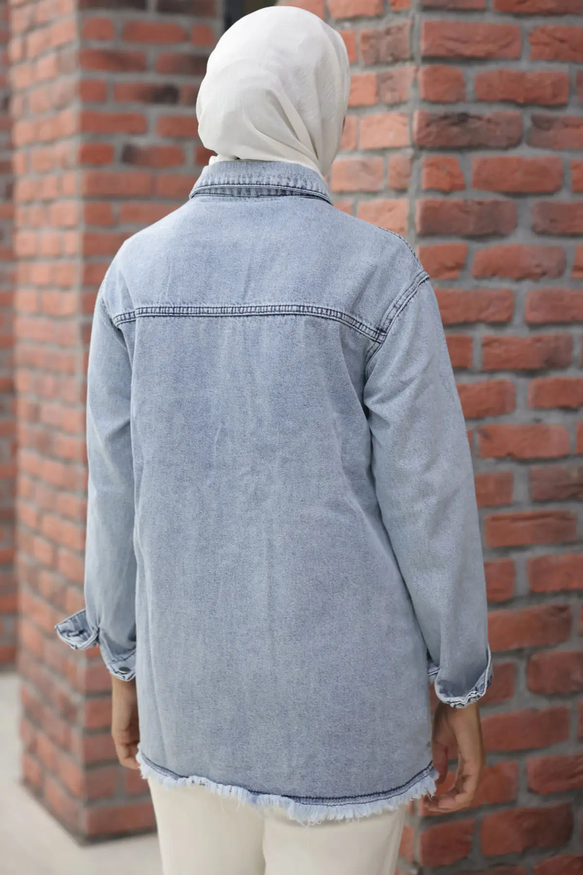 Bird Eye Denim Jacket-detail