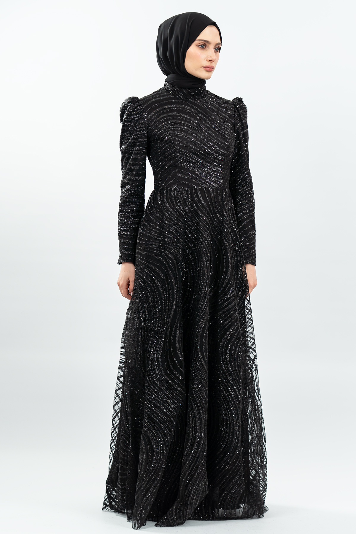 Black Color Evening Dress