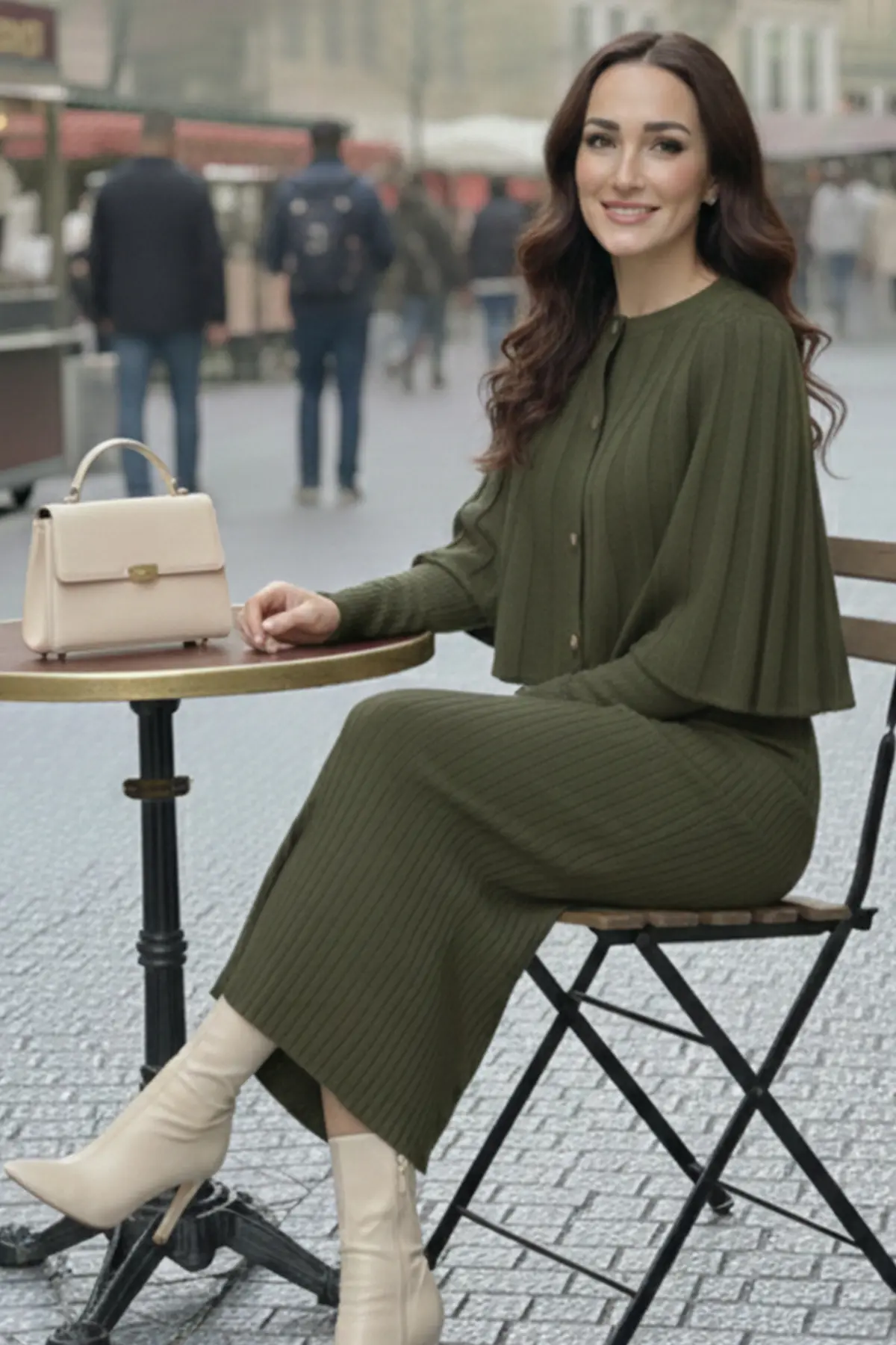 Bolero Knit Dress-detail