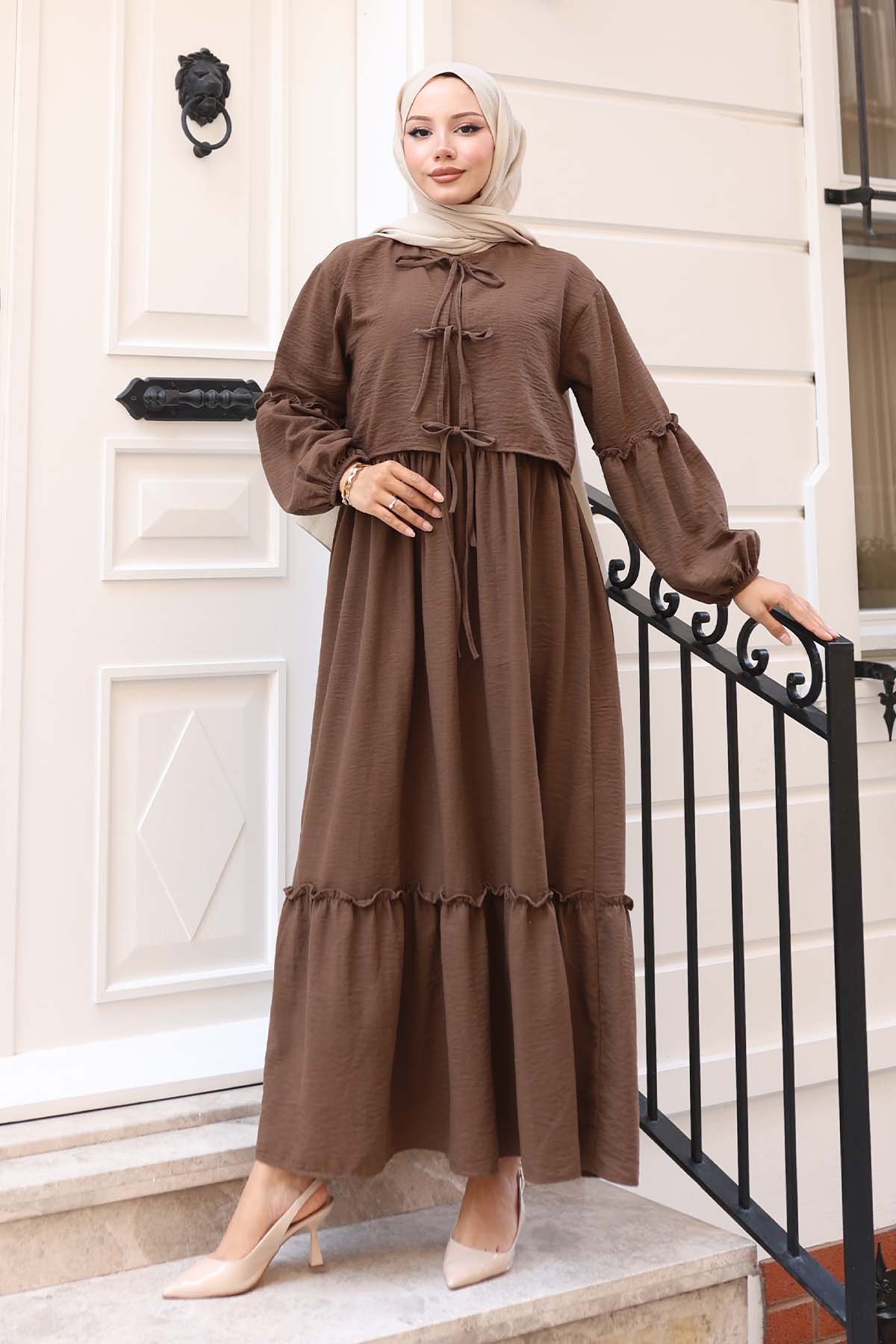 Bow Detail Dress Set