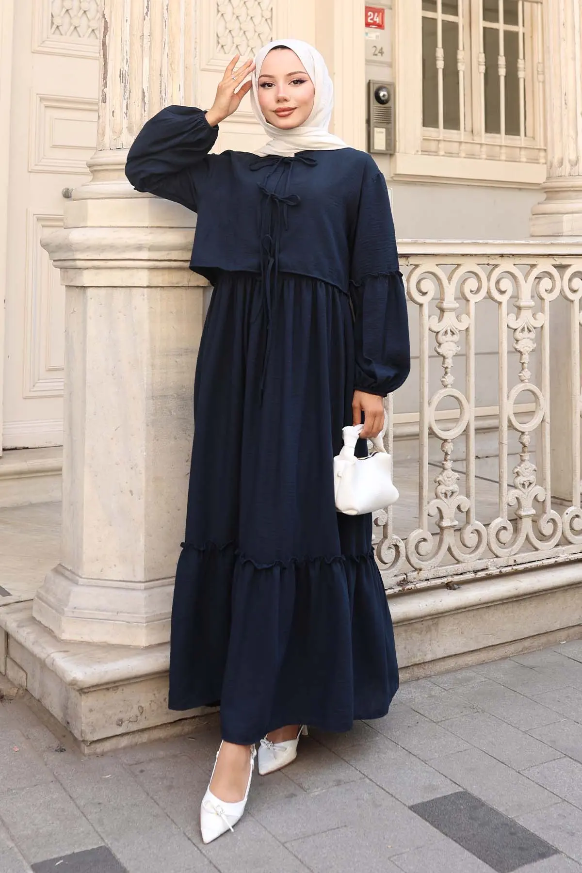 Bow Detail Dress Set