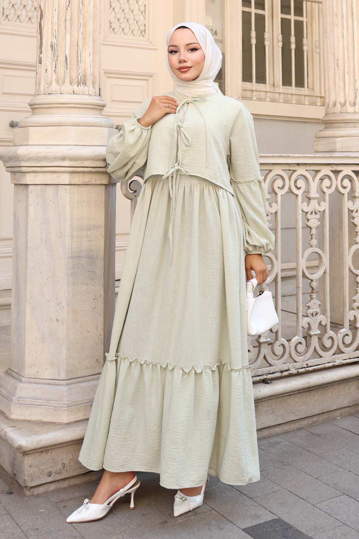 Bow Detail Dress Set