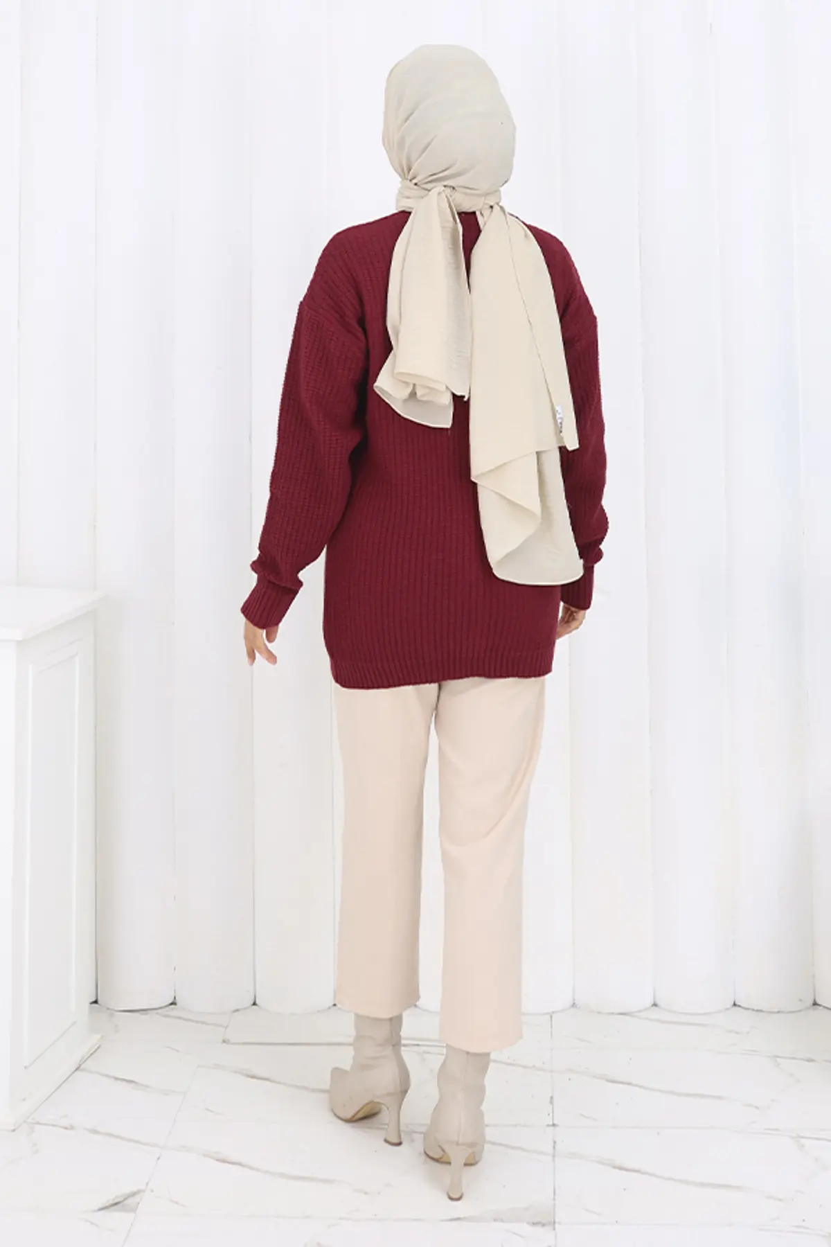 Bow Detailed Knit Cardigan-detail