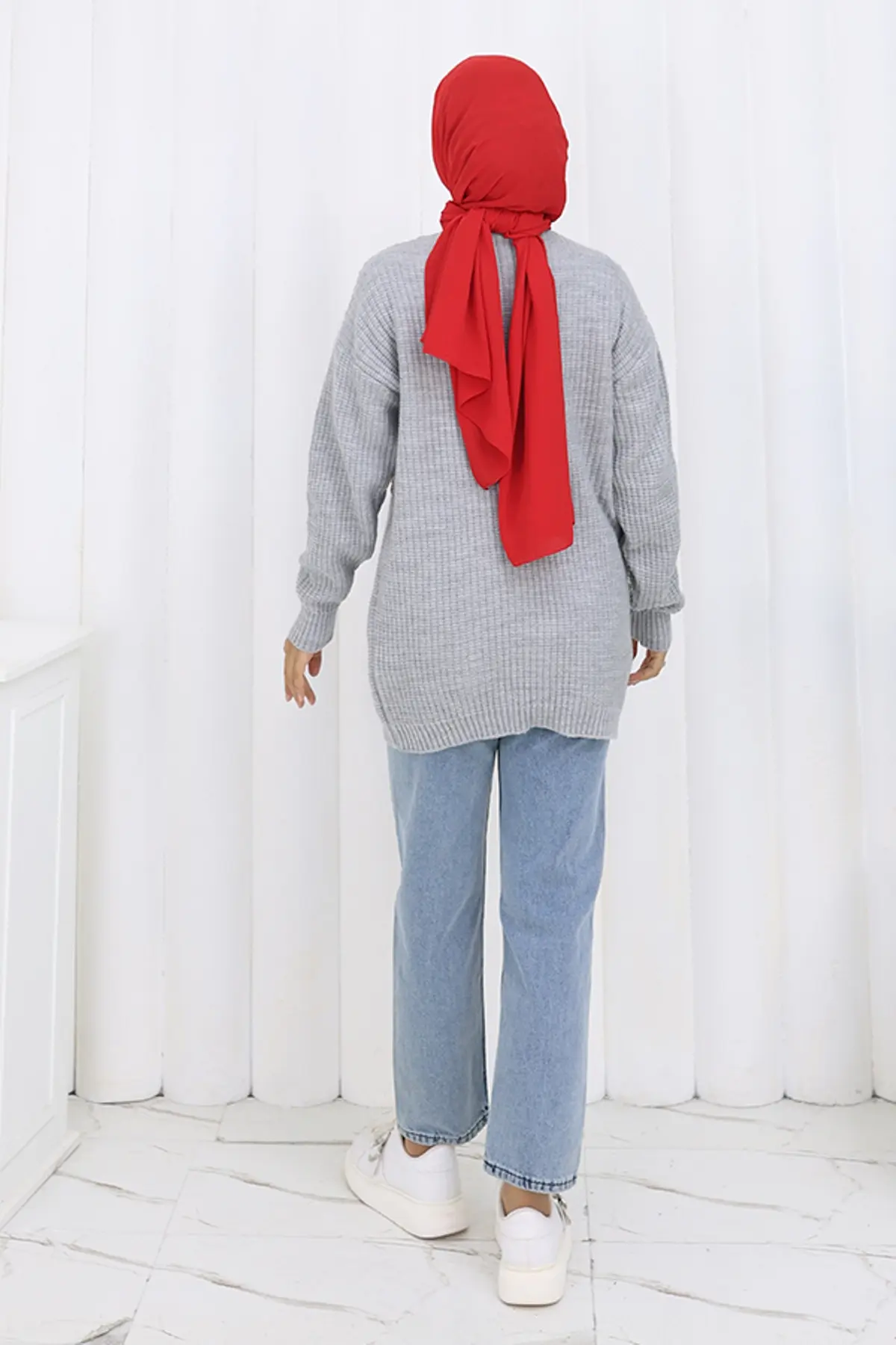 Bow Detailed Knit Cardigan-detail