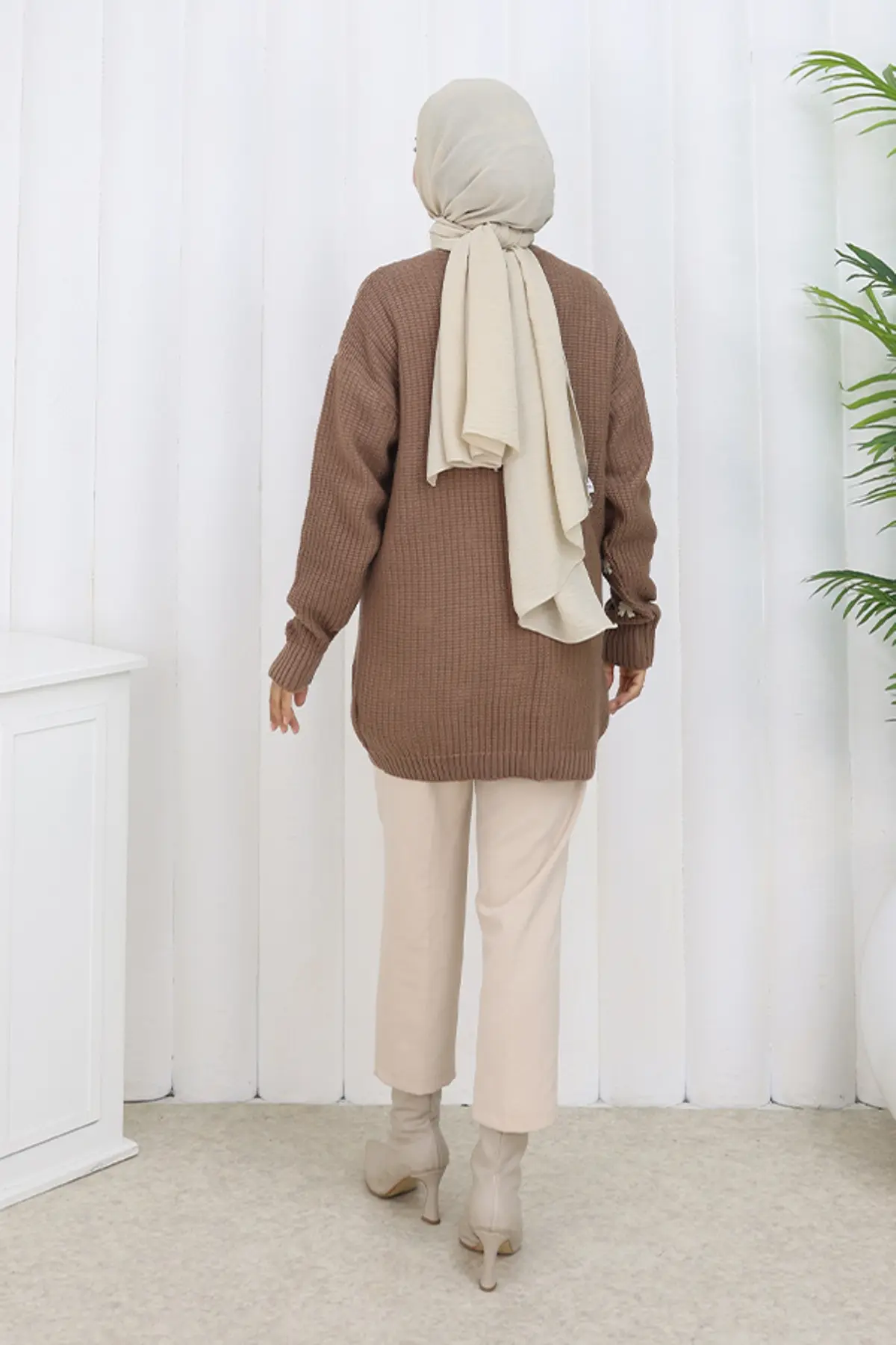 Bow Detailed Knit Cardigan-detail