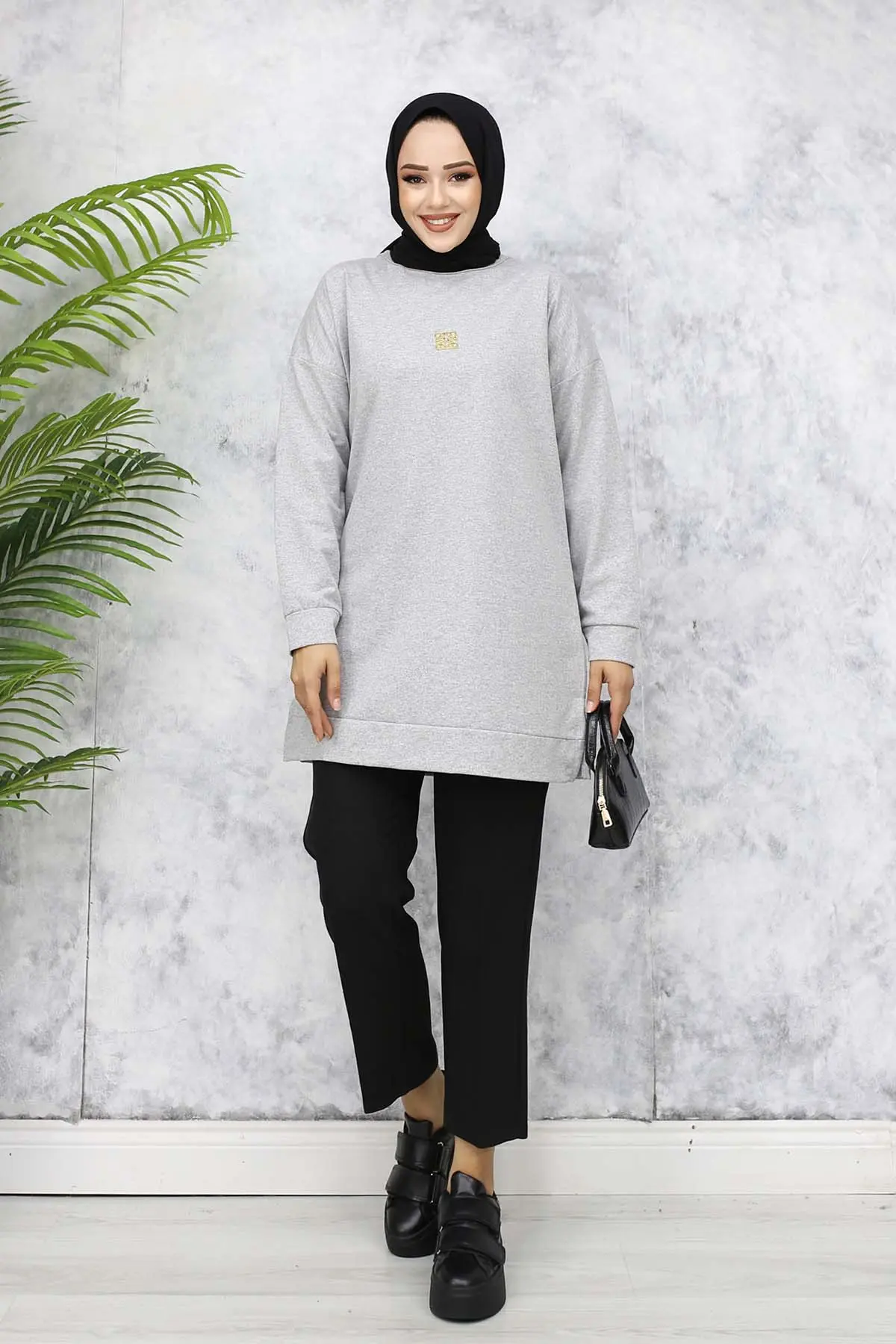 Brooch Detailed Tunic-detail