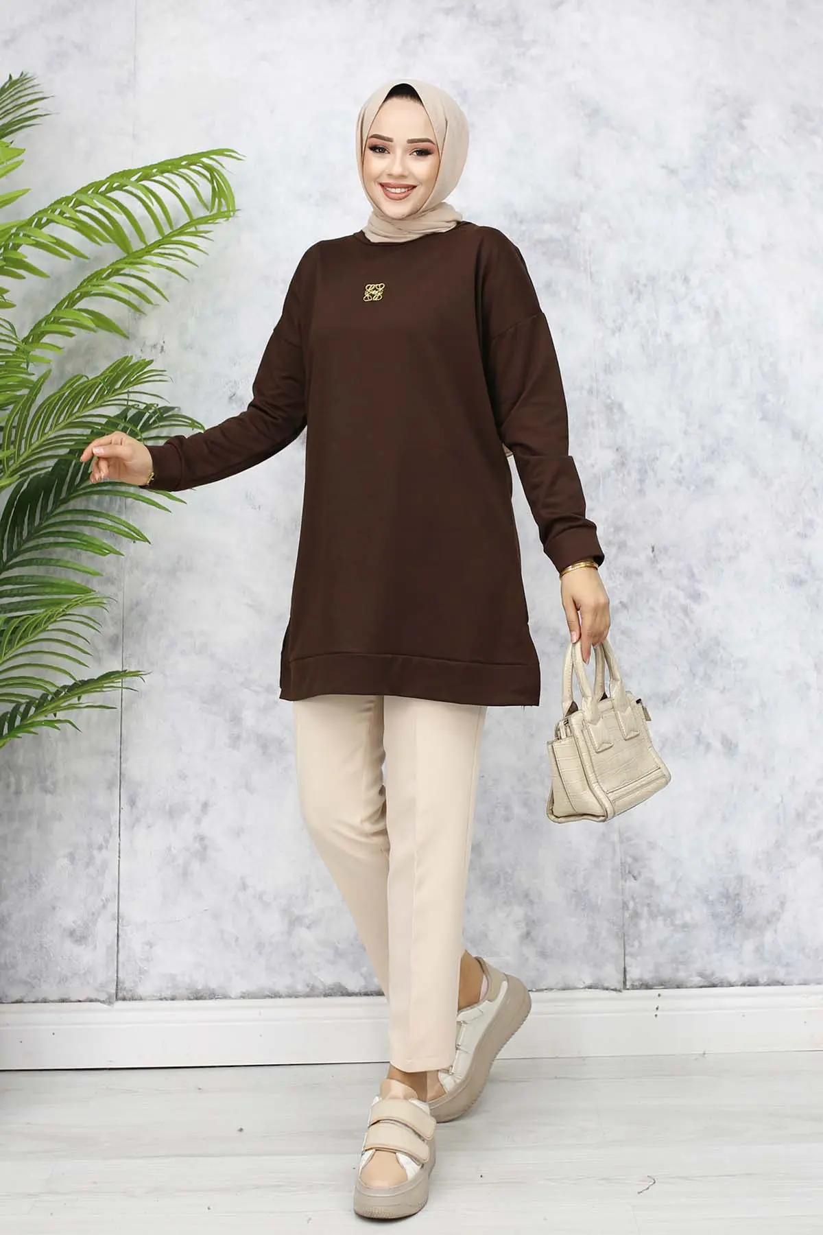 Brooch Detailed Tunic-detail