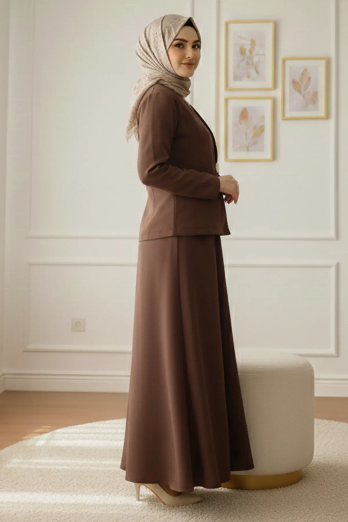 Brooch Jacket Suit-detail