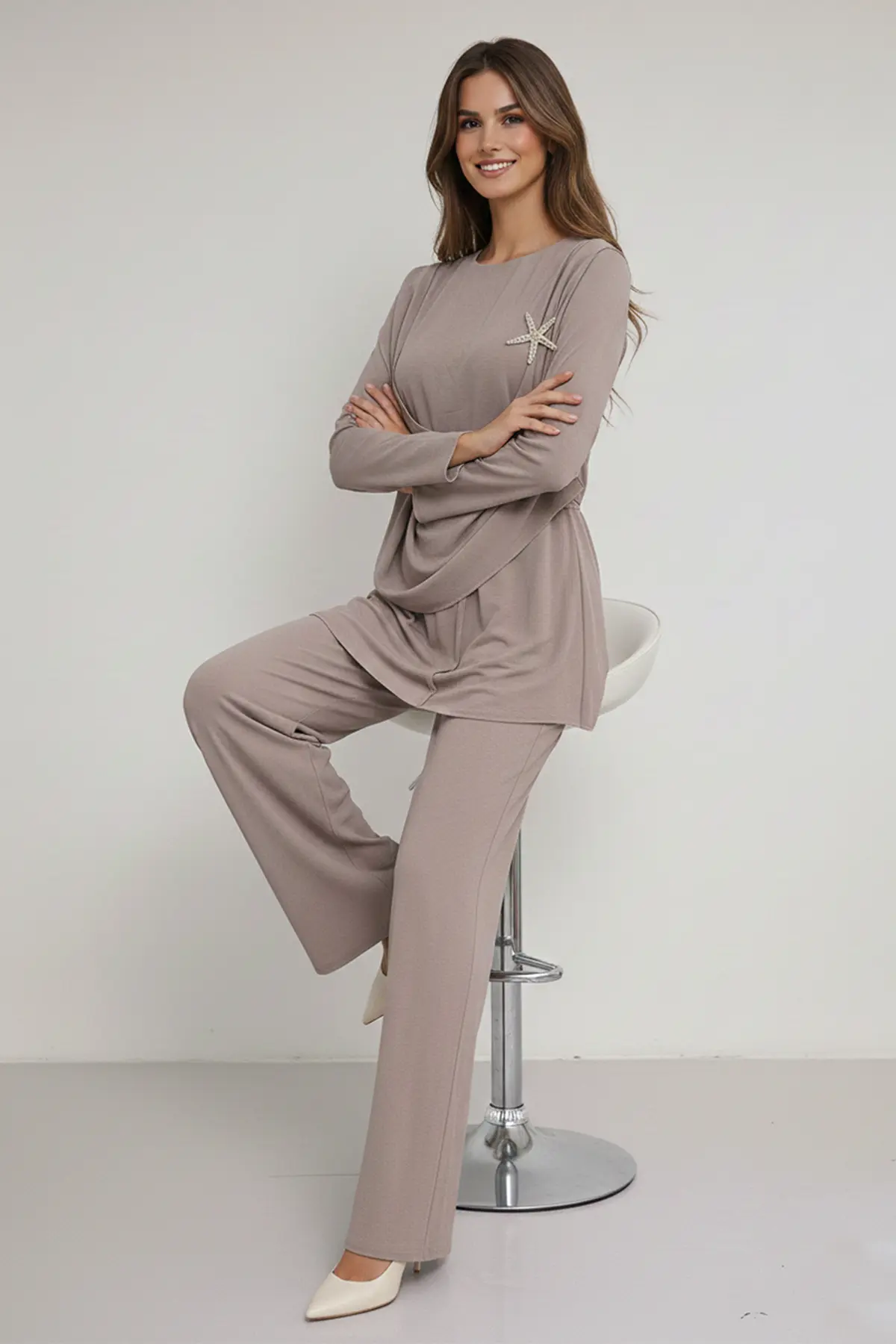 Buckled Two-piece Set-detail