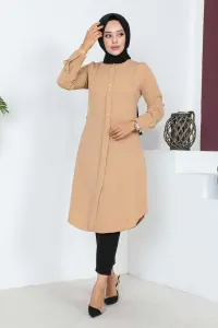 Button Detailed Hijab Tunic