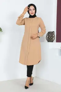Button Detailed Hijab Tunic