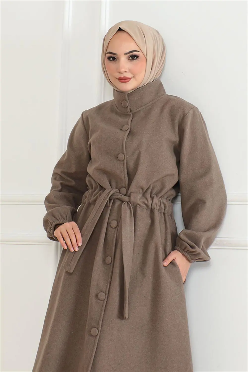 Button Detailed Stash Coat-detail