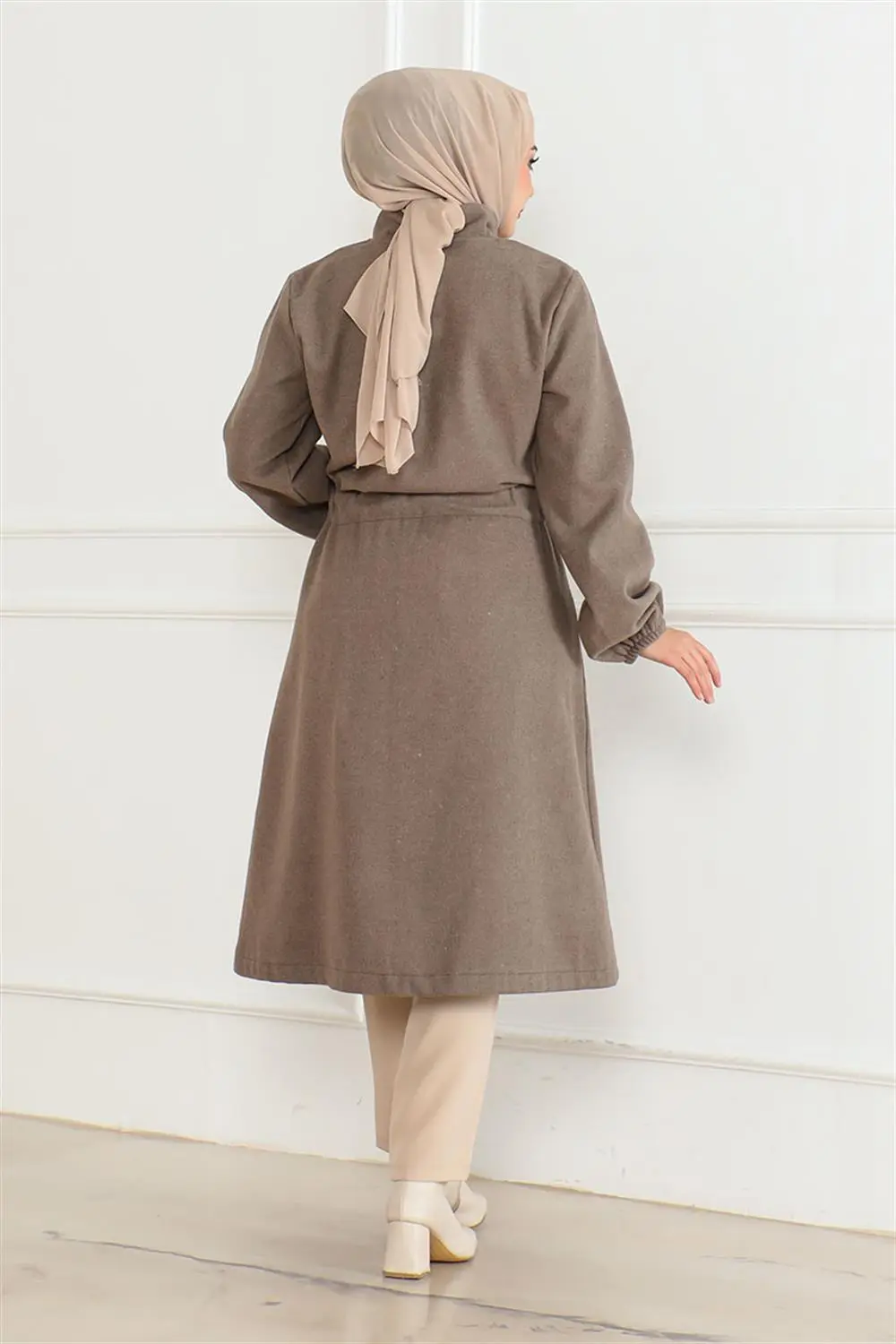 Button Detailed Stash Coat-detail