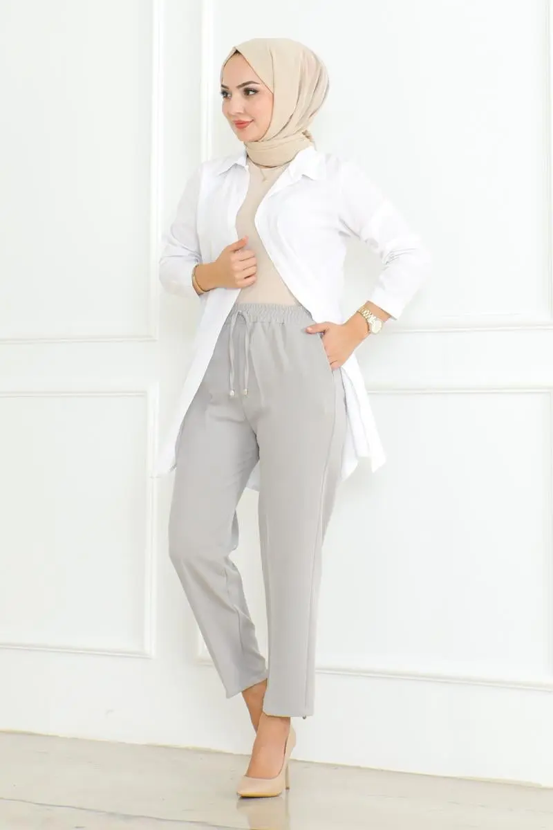 Carrot Model Hijab Trousers-detail