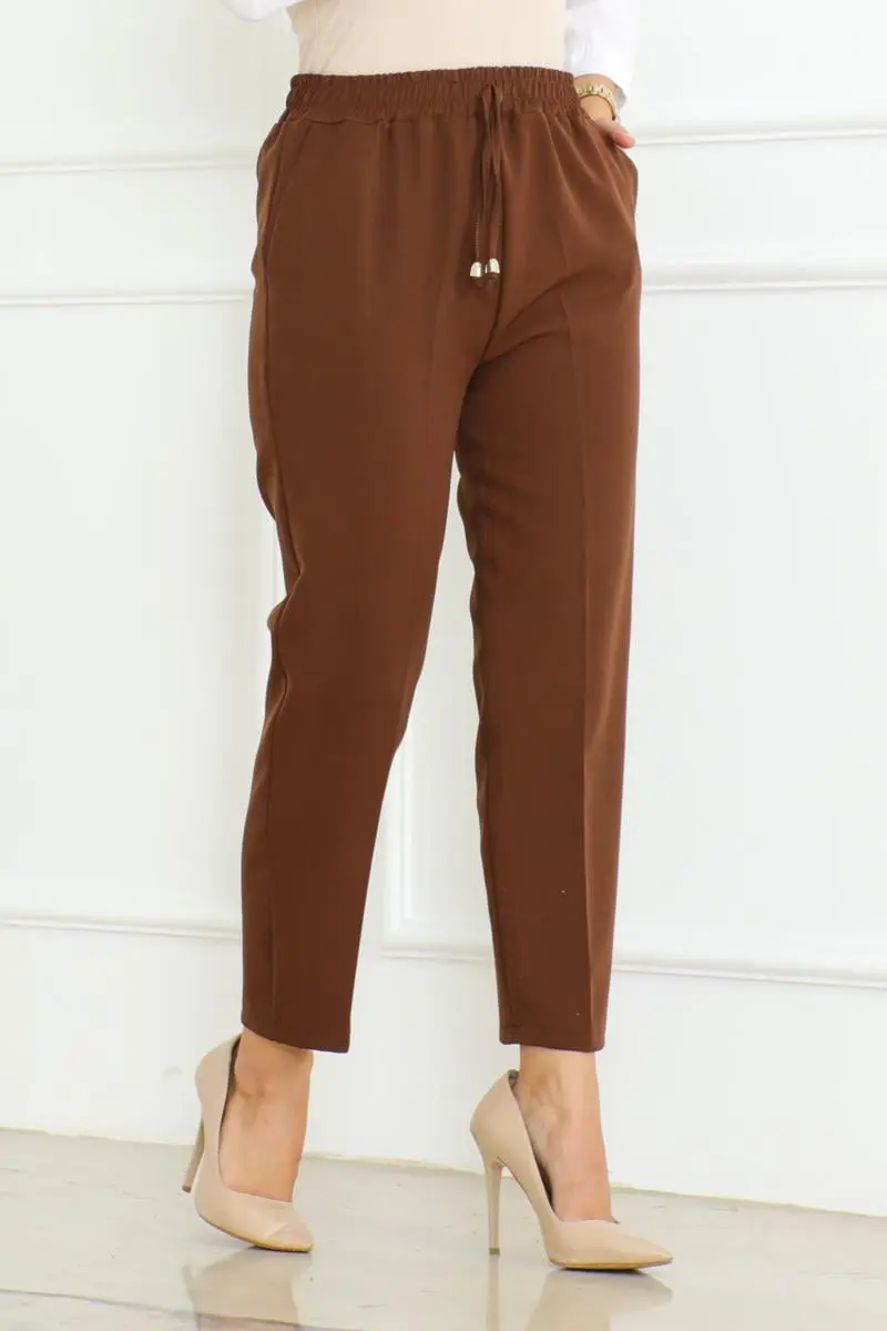 Carrot Model Hijab Trousers-detail