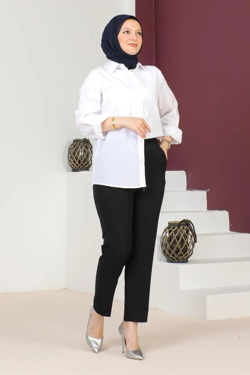 Carrot Model Hijab Trousers-detail