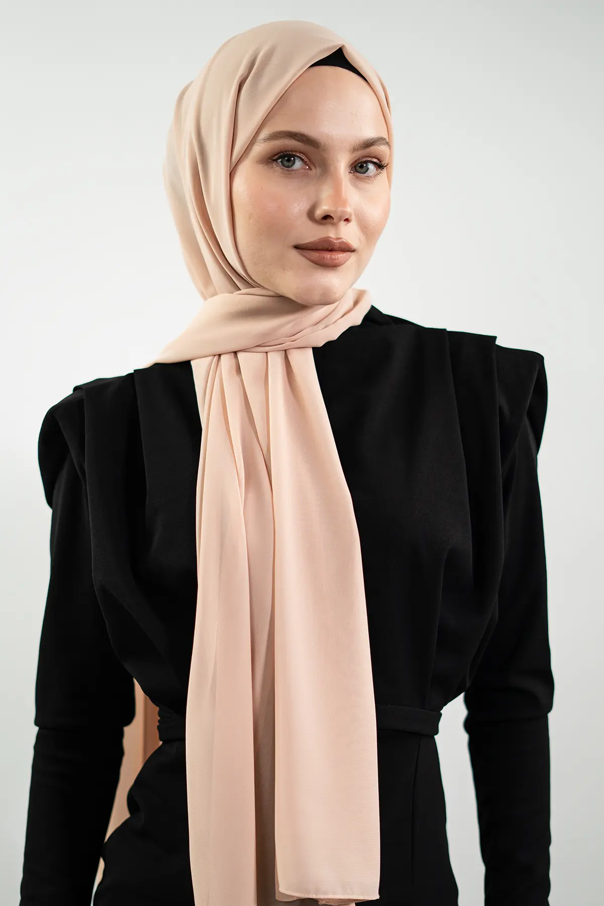 Chiffon Beige Shawl