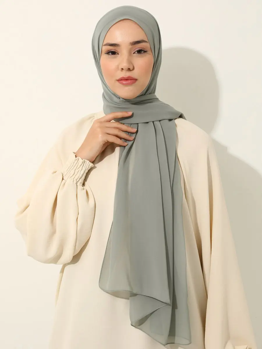 Chiffon Green Shawl