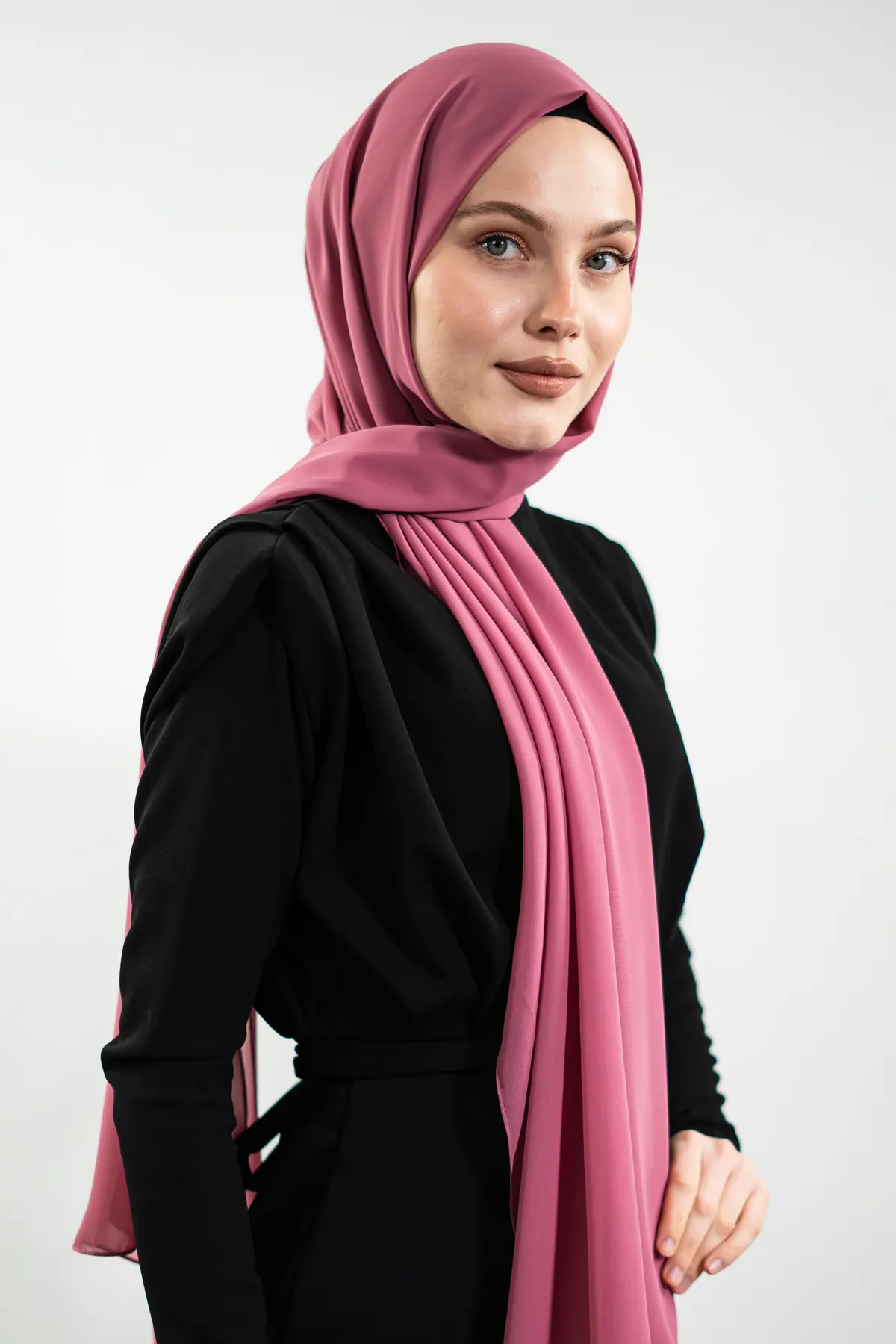 Chiffon Rose Shawl-detail